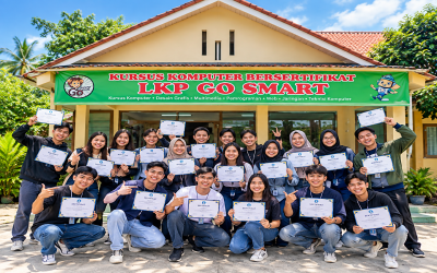 LKP Go Smart Buka Kursus Komputer Private dan Korporat: Onsite, Online, hingga Home Visit